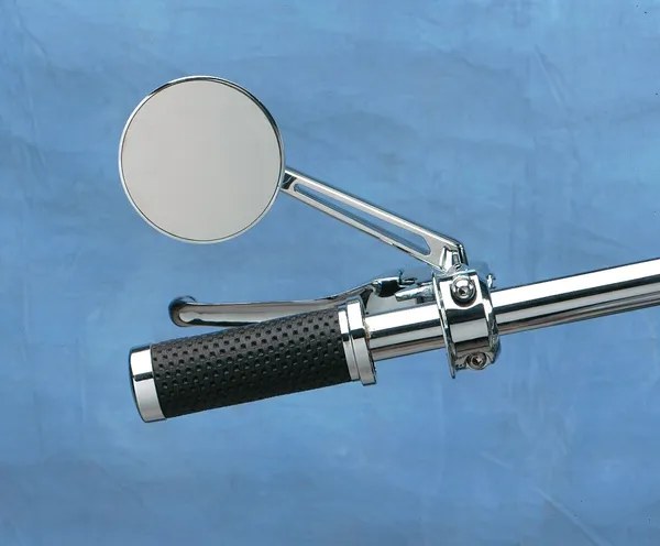 Miroir rond DRAG SPECIALTIES avec tige longue - vue 2