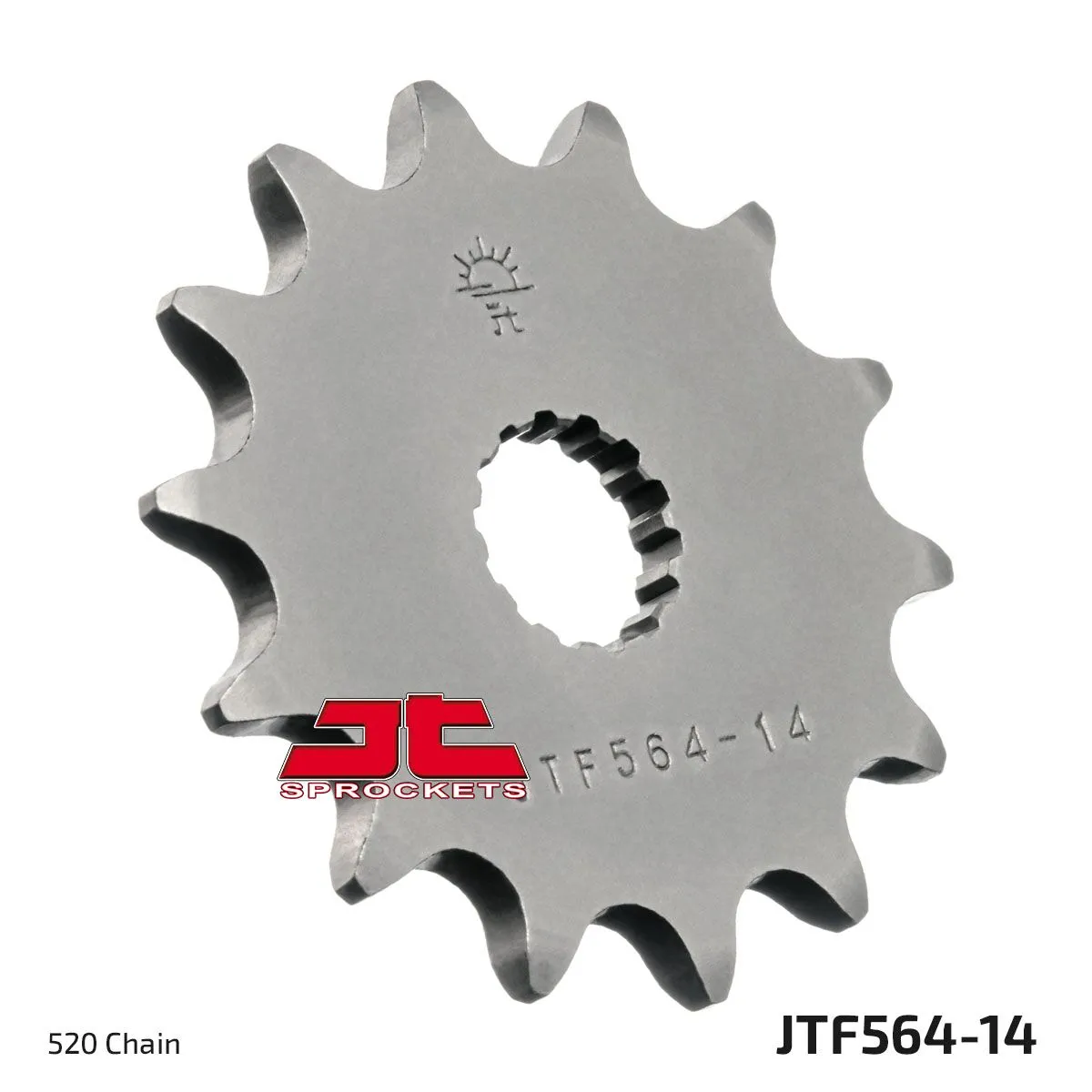 Pignon JT Sprockets 14Z pas 520 denture fine diamètre intérieur 17.7/2 - vue 3