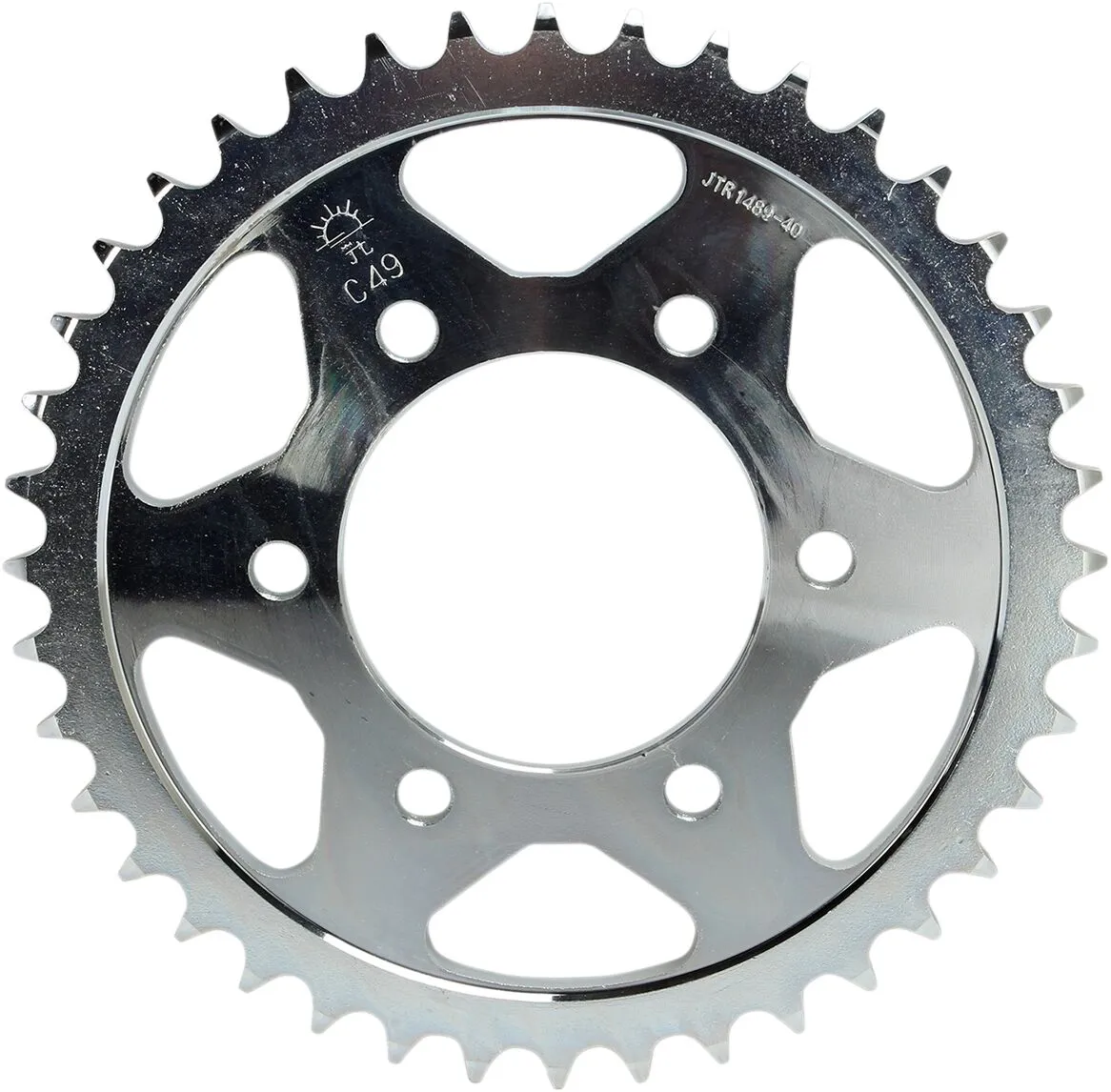 Couronne JT Sprockets 40Z PAS 525 Diamètre Intérieur 080 Entraxe Fixation - vue 3