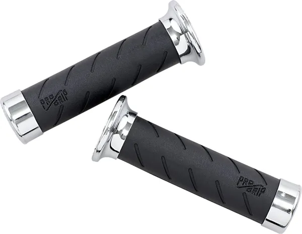 Poignée ProGrip Caoutchouc 862 Noir/Chrome 22 mm - vue 3