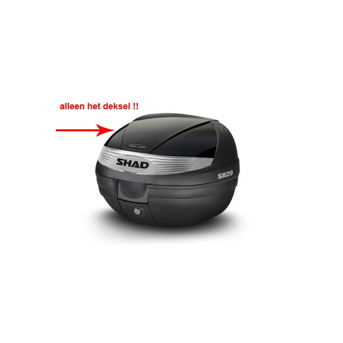 Couvercle de top case Shad SH29 noir métallisé - vue 6
