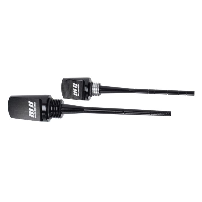 Jauge d'huile Moto-Nostra fixer aluminium noir mat gts 125cc, gts 250cc, gts 300, gtv, mp3, vespa mn1075mb=op=op - vue 4