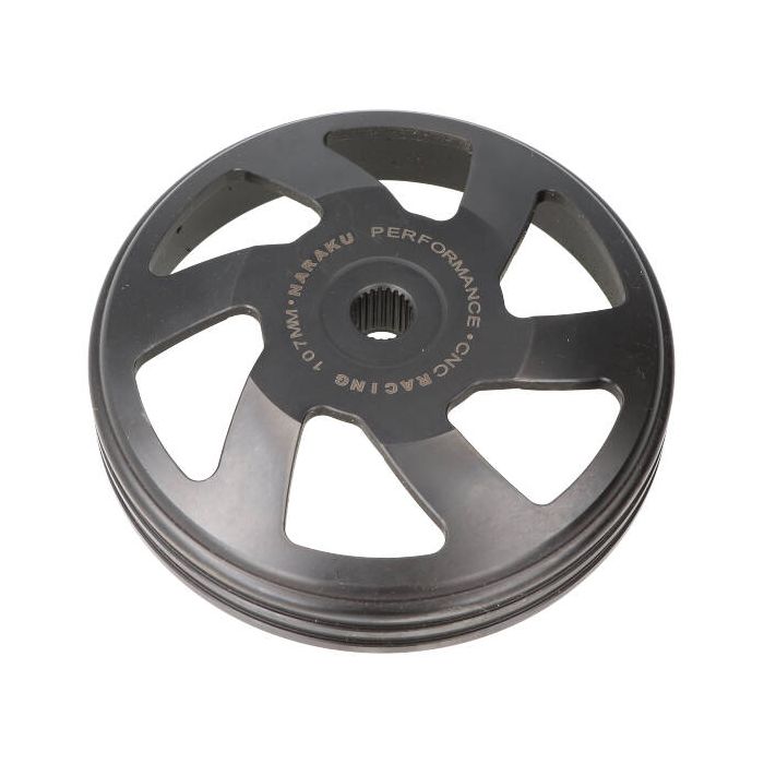 Carter d'embrayage Naraku 107 mm sco piaggio 4t-3v I-get, peugeot, sco gy6, sco piaggio 2t, sco piaggio 4T nk901.17 - vue 2