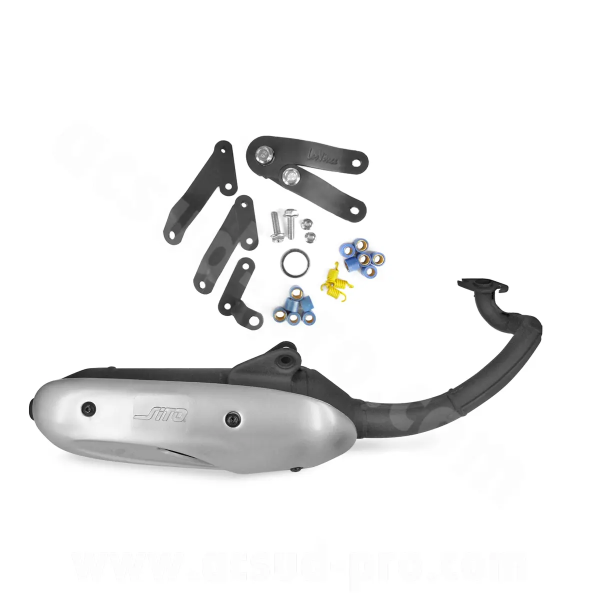 Silencieux Leovince/Sito adaptable MBK Nitro 50 1997-2003, Yamaha Aerox 50 1997-2003, Malaguti F15 Firefox et F12 (ref 0587)