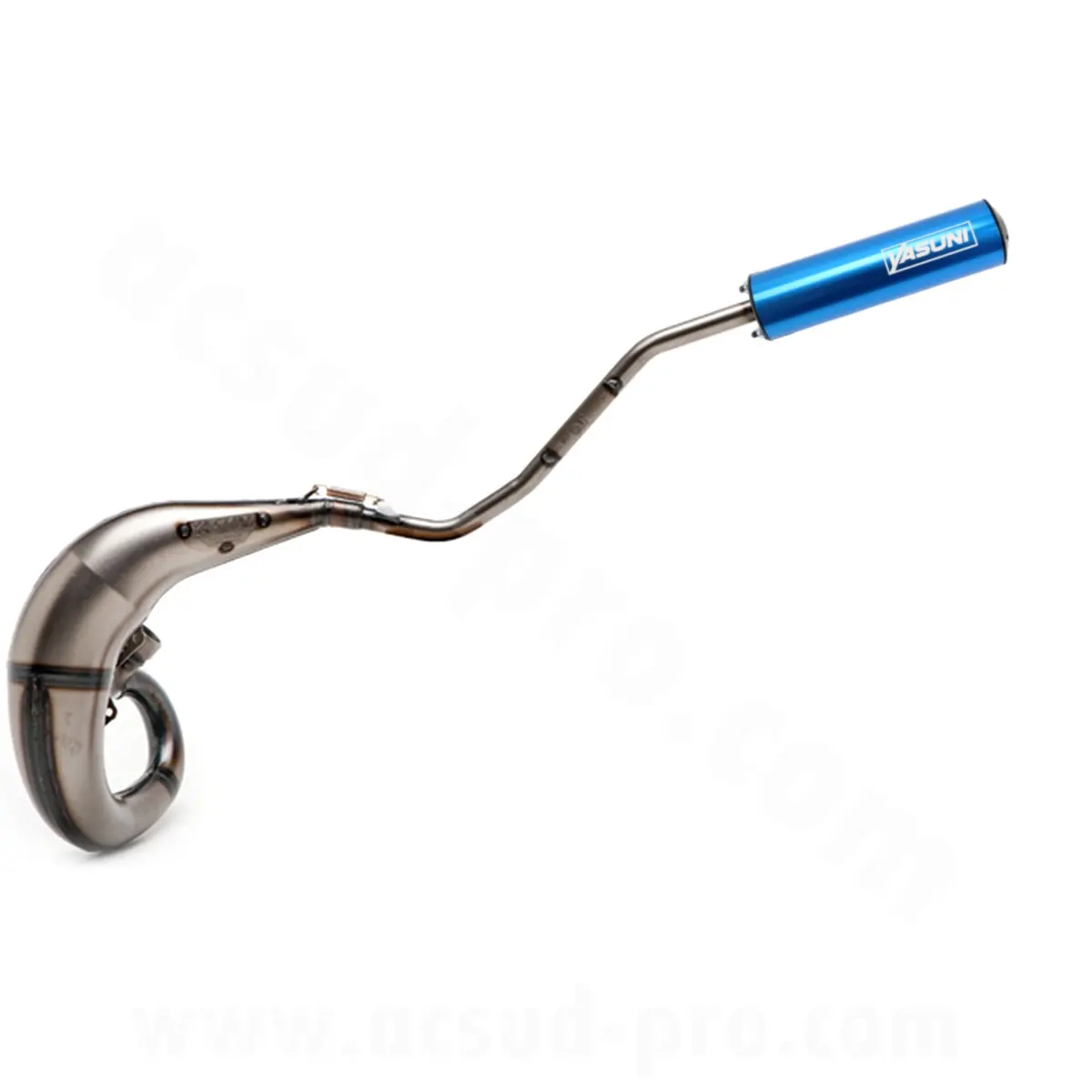 Yasuni 하이 마운트 알루미늄 머플러 왼쪽 Rieju MRT/MRT Pro/MRT Replica/MRT SM/MRT SM Pro/MRT SM Trophy (TUB807TD) 호환