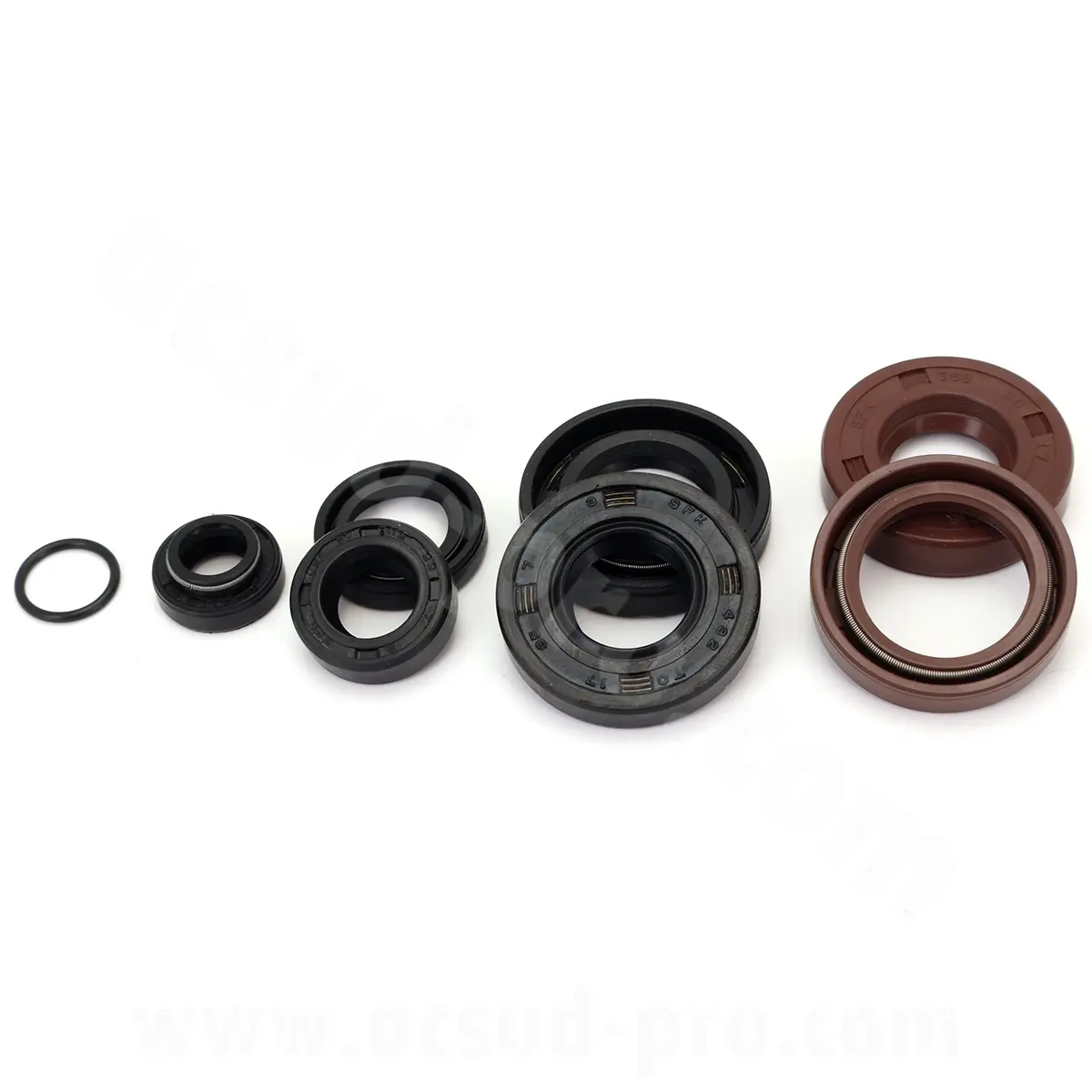 Joint spi moteur qualité premium Minarelli AM6 50 cc - Pochette de 8 joints