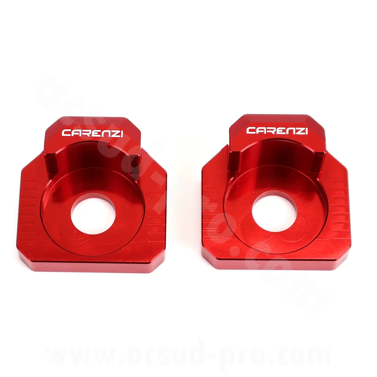 Kettenspanner Carenzi passend für Rieju MRT/Trophy/MRX/Nuuk/SMX/Tango/RS3 rot Ø15