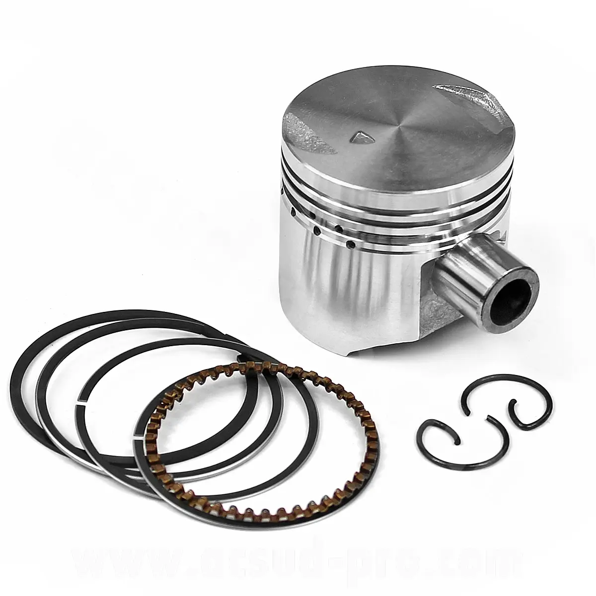 Píst pro skútr TNT vhodný pro Piaggio 50 cc 4T Zip/Fly/Liberty/Vespa ET4 Ø39mm motor se 2 ventily