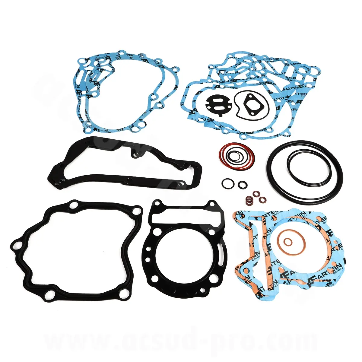 Joint moteur maxiscooter adaptable Piaggio 250 MP3, Vespa GTS, Beverly-Aprilia 250 Scarabeo, Atlantic-Derbi 250 GP1-Malaguti 250 Madison-Peugeot 250 Geopolis pochette complète Artein