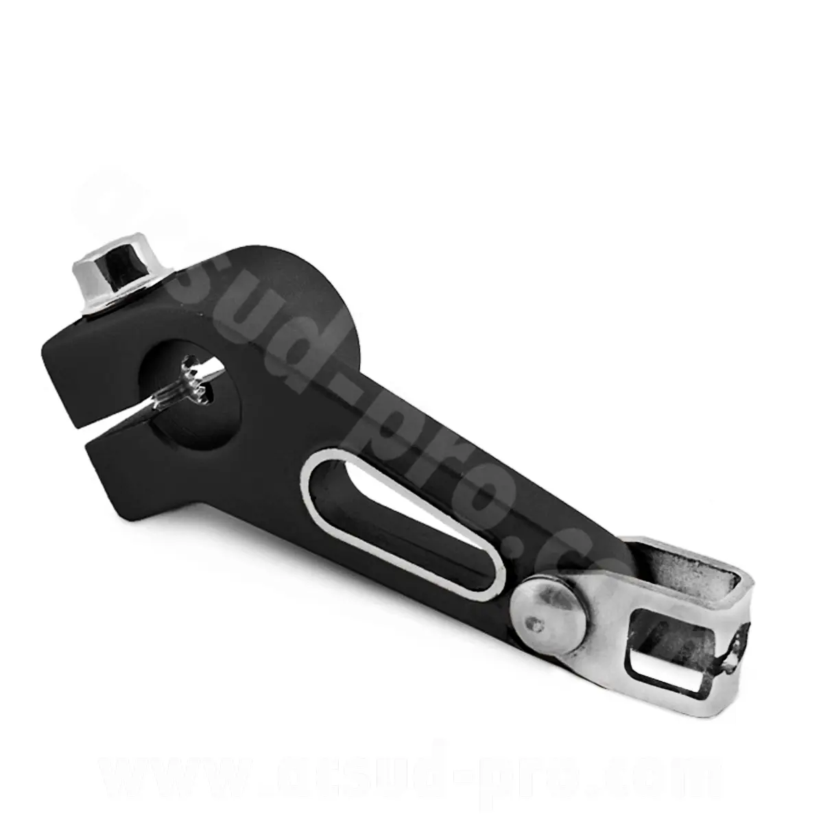 Biellette de commande d'embrayage alu adaptable Derbi 50 Senda / GPR / Gilera 50 SMT / RCR Lighty noir