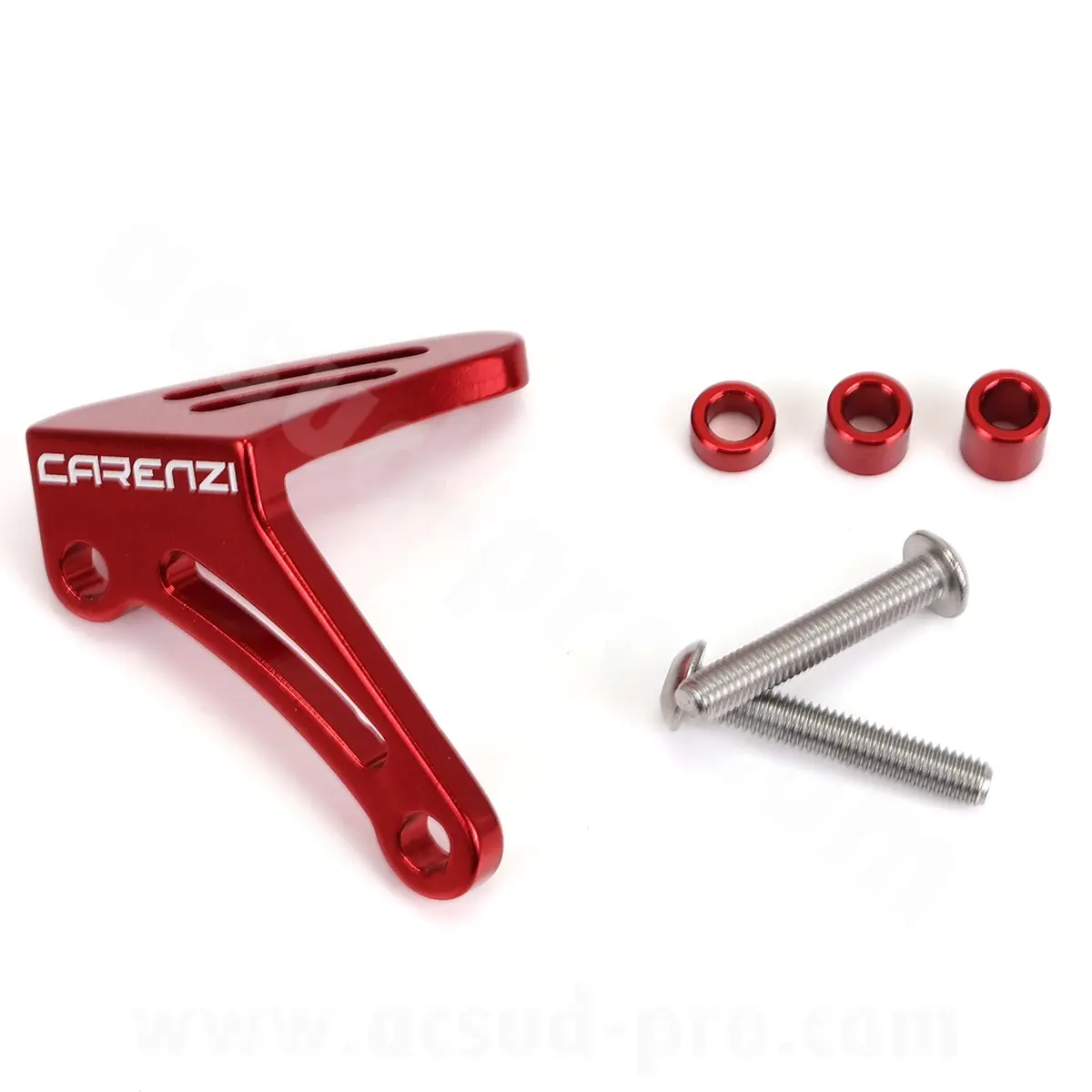 Kupplungs-Ausrückhebel Aluminium Carenzi Evo passend für AM6 rot