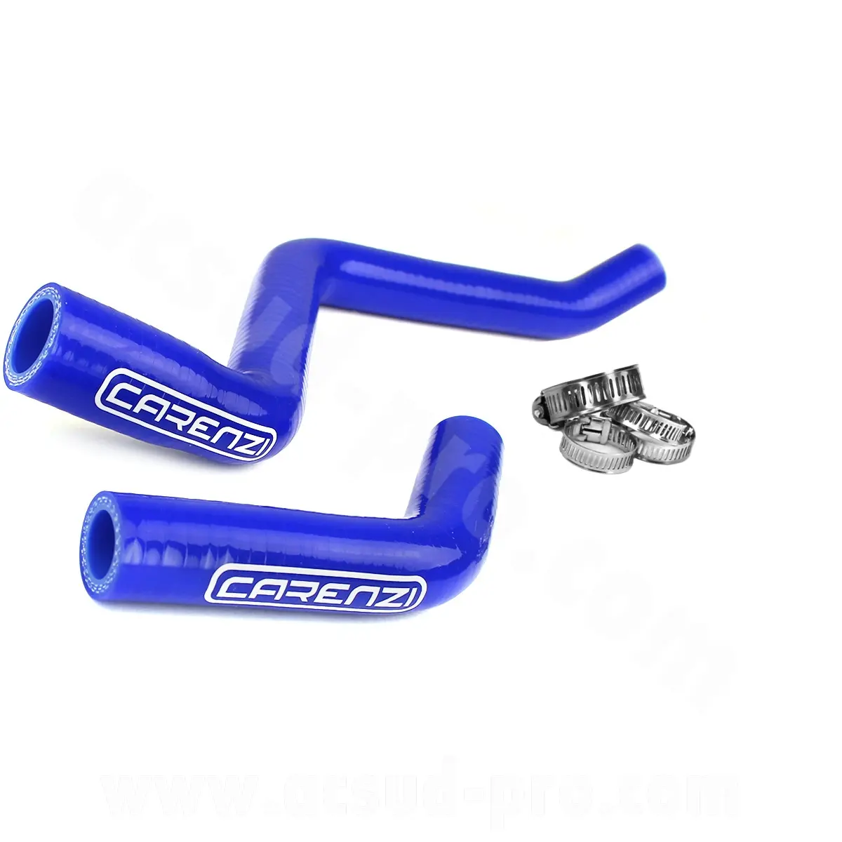 冷却水用シリコンホースキット Derbi Euro 3 ブルー