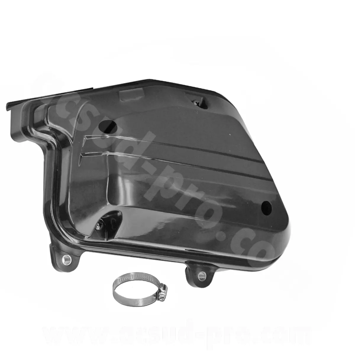 Kompletter Luftfiltergehäusesatz adapt. MBK 50 booster 1990-2003 / stunt 1990-2003 / yamaha 50 BWS 1990-2003 schwarz (OEM : 3aa-e4400-00) Premium-Qualität