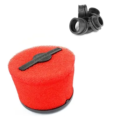 Filtro aria Marchald Power Filter rosso L 95 mm Ø connessione 28-32-36-39-43 mm