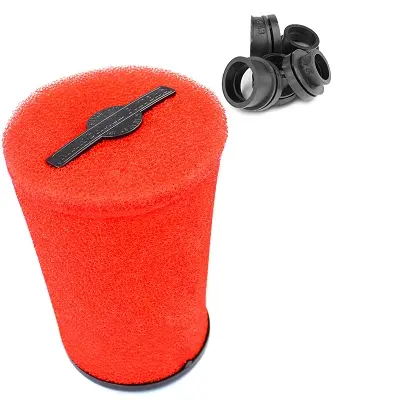 فلتر هواء Marchald Power Filter أحمر L 170 مم ø اتصال 46-49-52-55-58-62 مم