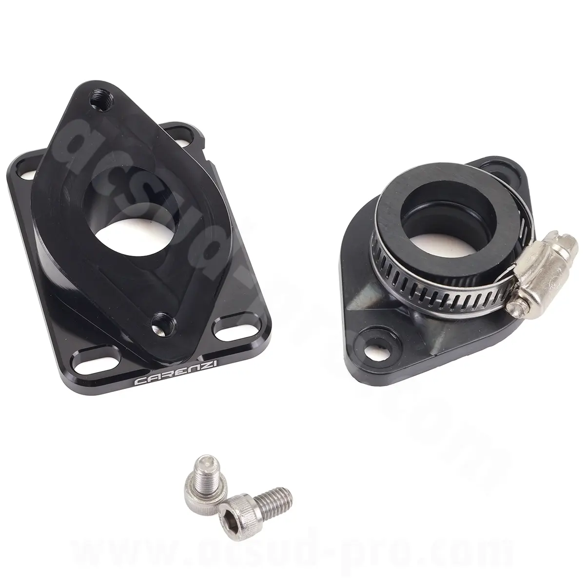 Kit tubo aspirazione racing Carenzi 12-21 mm adattabile Derbi AM6 carburatore PHBG/PHVA