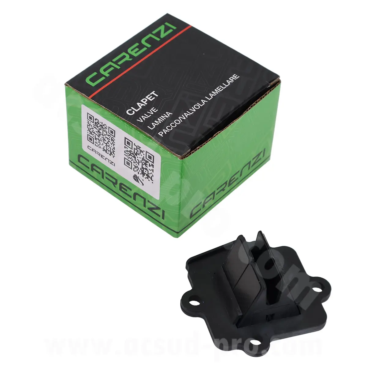Flatterventil Roller Carenzi Evo passend für Aprilia SR 50 / MBK Nitro / Ovetto / Yamaha Aerox / Neos Typ V-Force