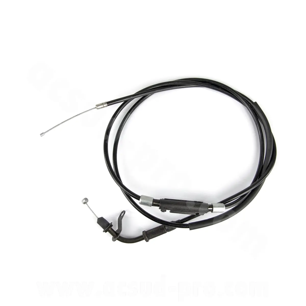 Transmission gaz accélérateur complète MBK Booster/Stunt/Slider/Next 1990-2003 (câble + gaine)