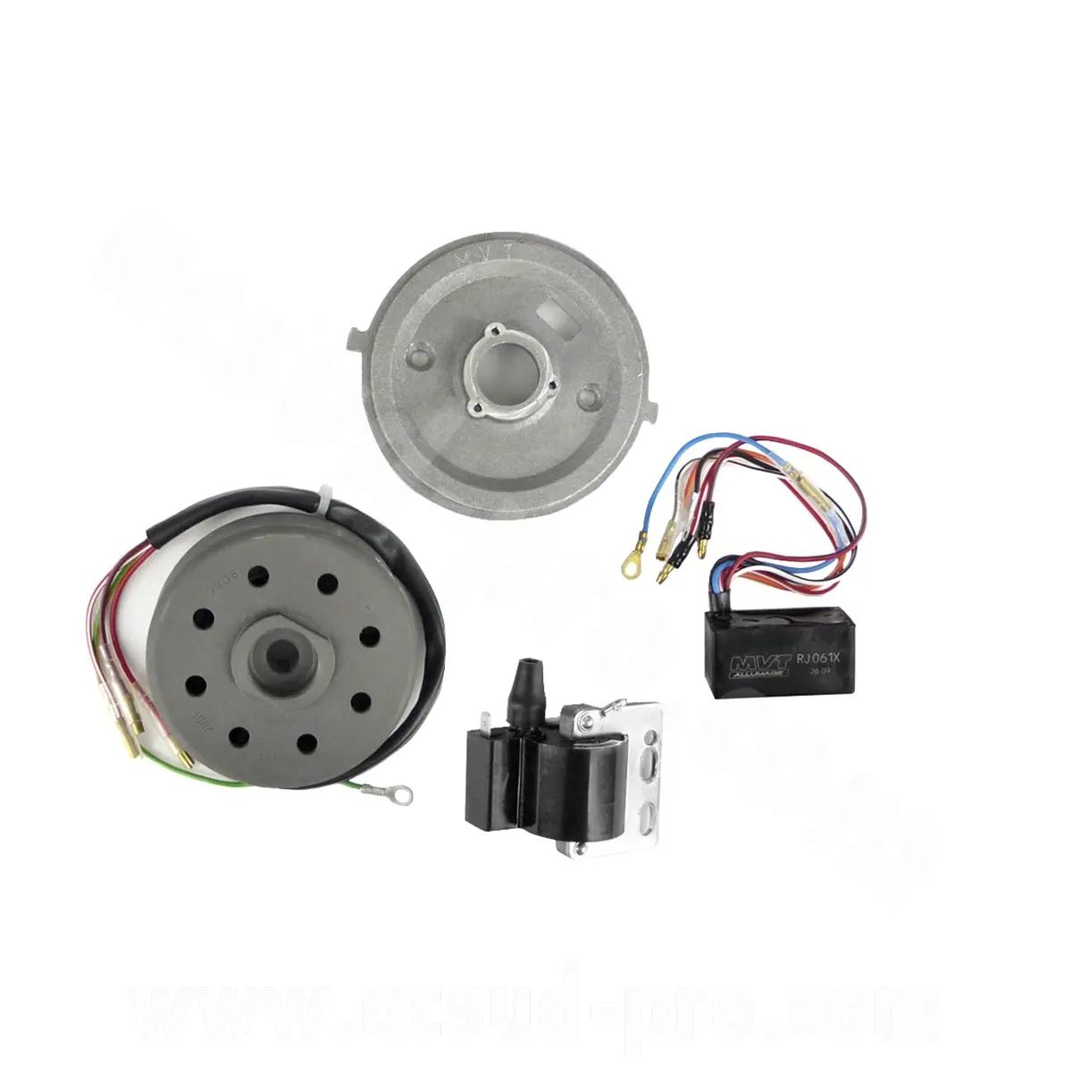 アナログ可変式 鍛造外回転子イグニッション MVT 適合 MBK 51 / AV7 / AV10 / 88 及び gac (キック始動式) (EXT100)