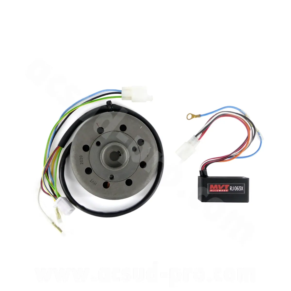 Allumage électronique MVT Millenium adapté Peugeot Fox CDI bleu (EXT105)