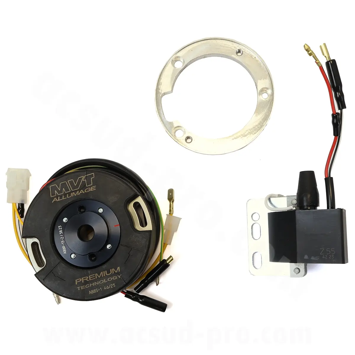 Allumage MVT rotor interne analogique variable avec lumiere adapt. derbi senda EURO4 / EURO5 avec balancier (PREM29)