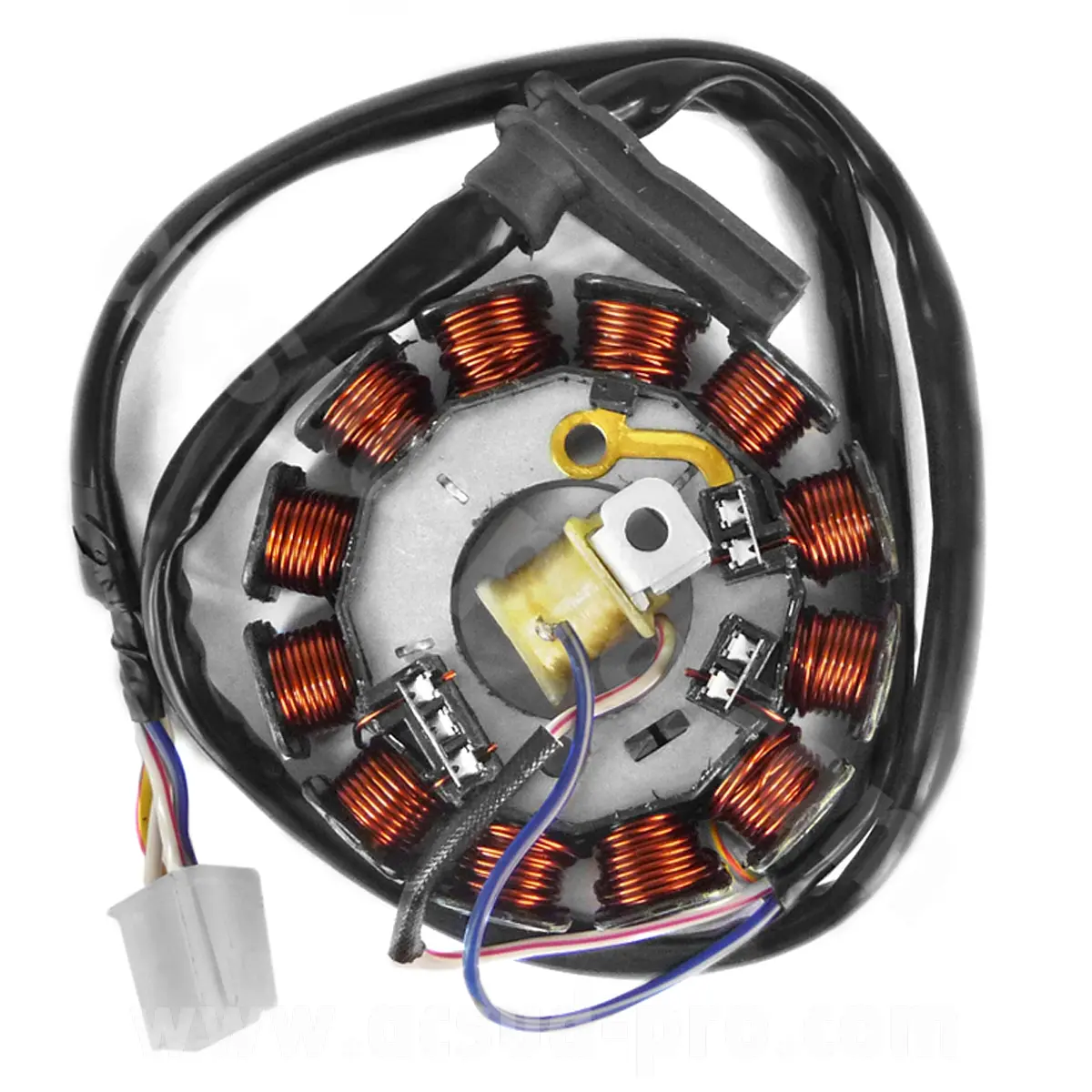 Stator za vžig motocikla adapt. AM6 / Yamaha DT50 / peugeot XR6-XR7 / xpower 2003-2012 / TZR50 2003-2012 / aprilia RS / rieju MRT 2019< (OEM : 5wx-h1410-00)
