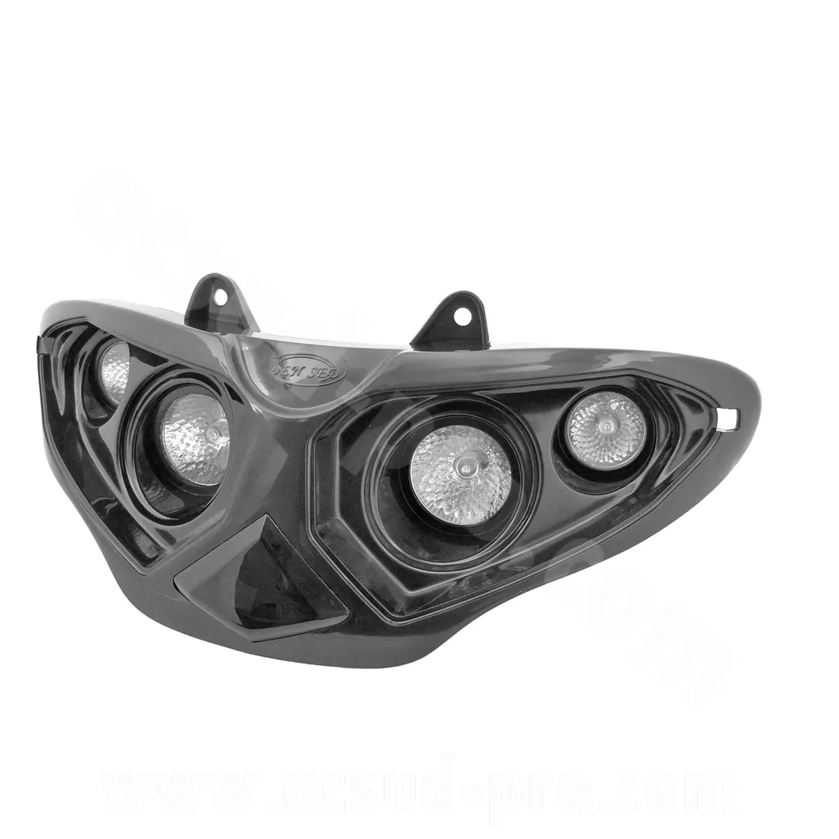 Doppelscheinwerfer TNT Halogen adaptierbar Gilera Runner 50-125-180-200 cc schwarz