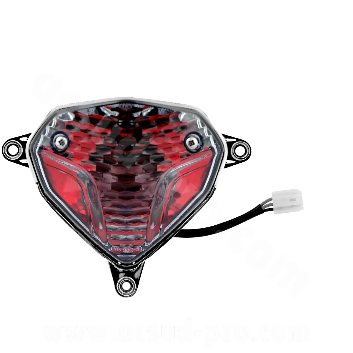 مصباح خلفي كامل مناسب لـ MBK 50 Nitro 2013> / Yamaha 50 Aerox 2013> شفاف
