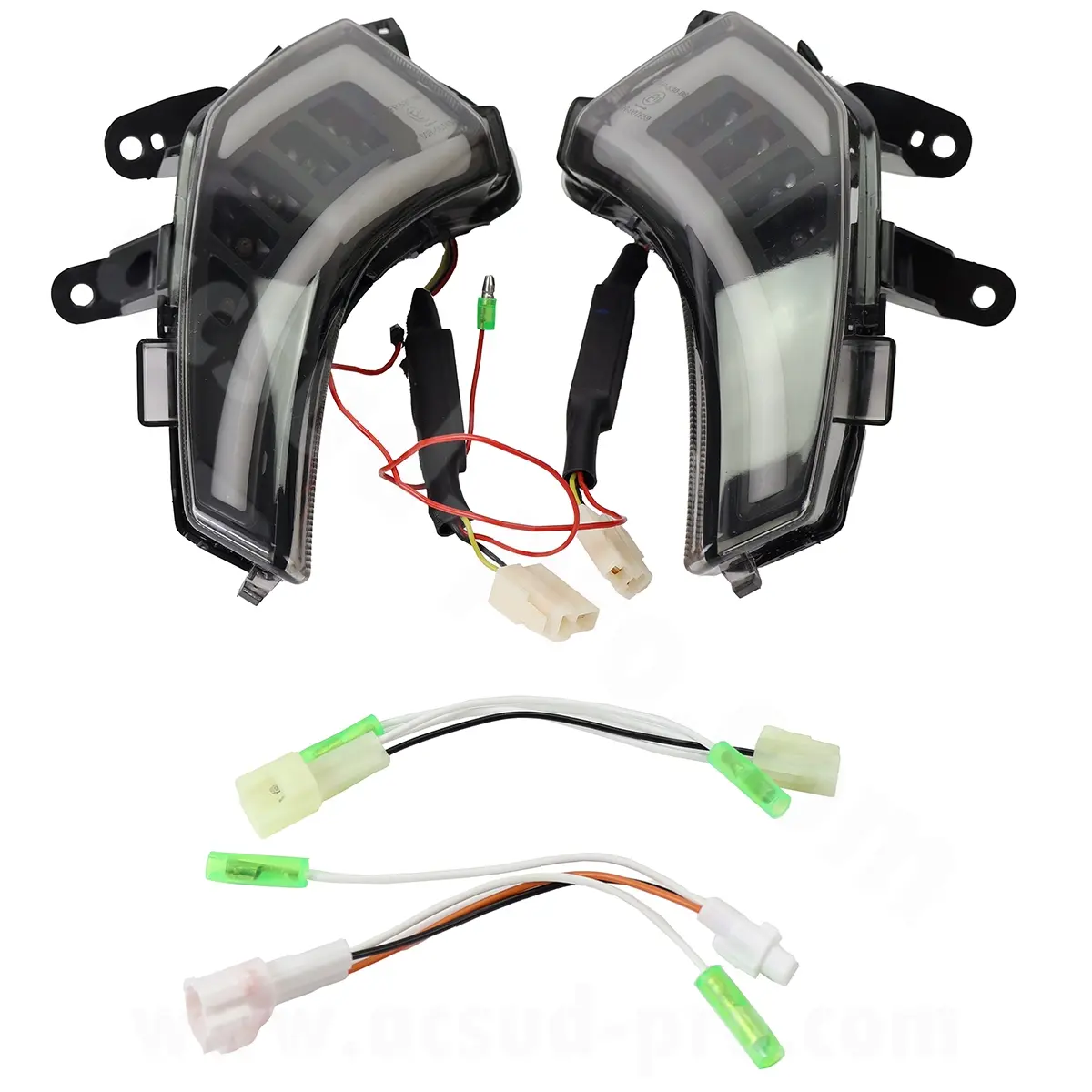 Paar LED-Blinker vorne RB Max passend für Yamaha TMAX 530 2012-2016 homologiert getönt