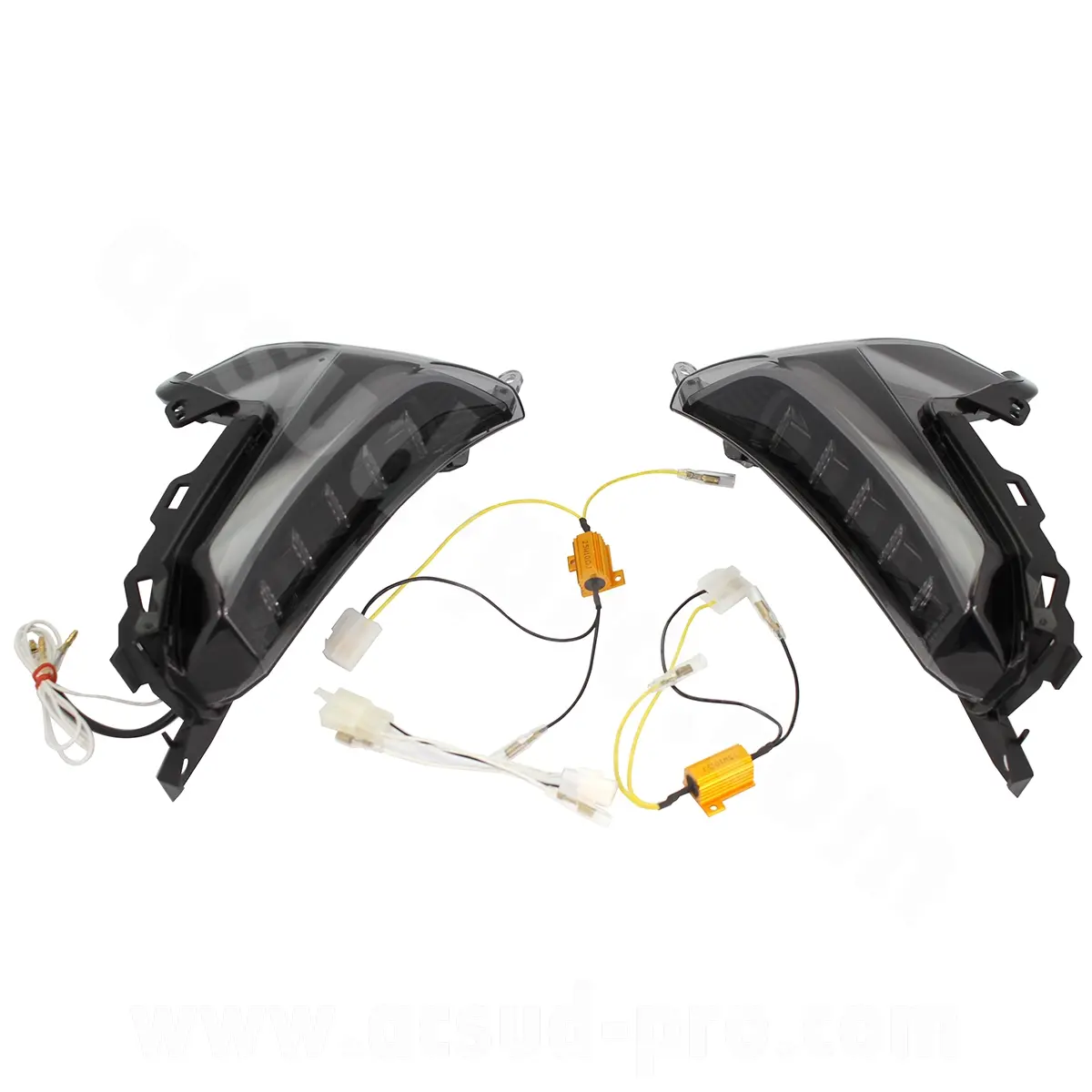 LED 전방 방향지시등 RB Max Yamaha TMAX 530 2017-2019 호환 스모크 도장 승인 (1쌍)
