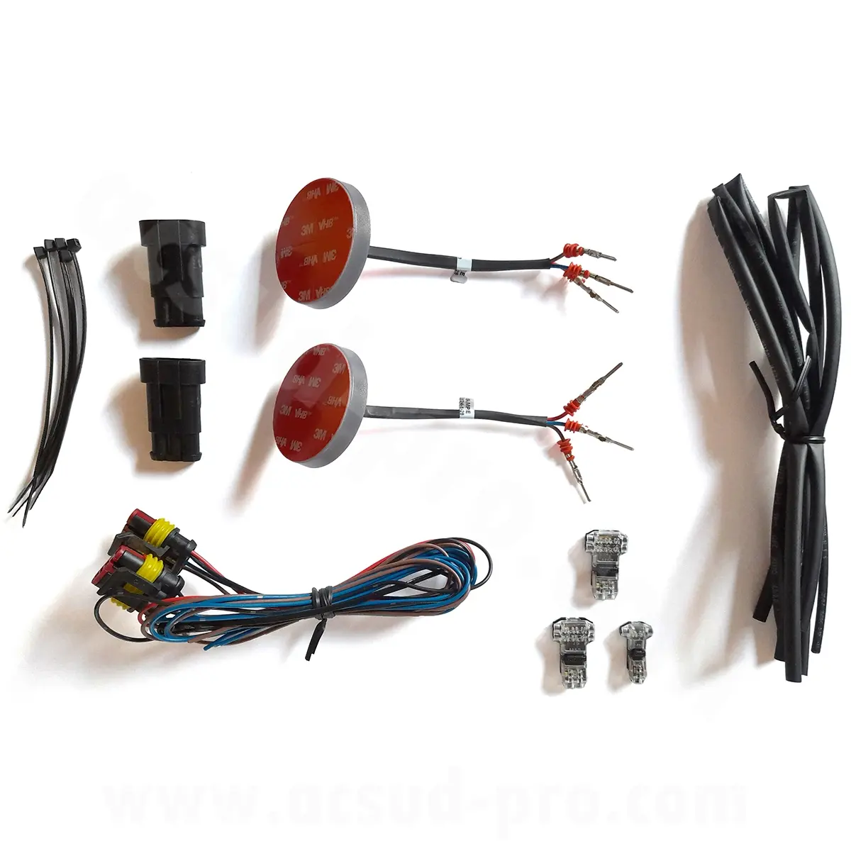 Zusätzliche LED Tagfahrlichter und Blinker RB max für BMW GS/GSA/RT/C/K Ø70 mm (Paar)