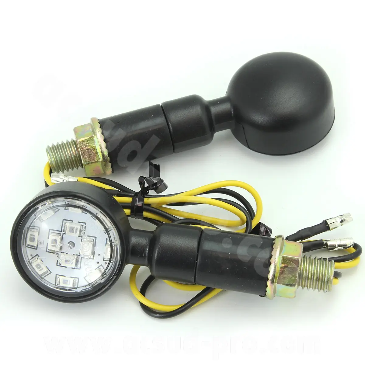 Clignotant homologué OPM Balboa à LEDs noir (la paire)