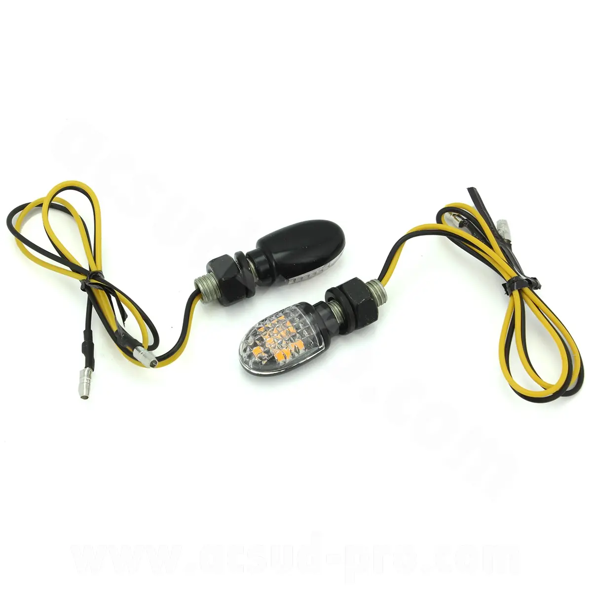 Clignotant homologué OPM Apollo à LEDs noir la paire