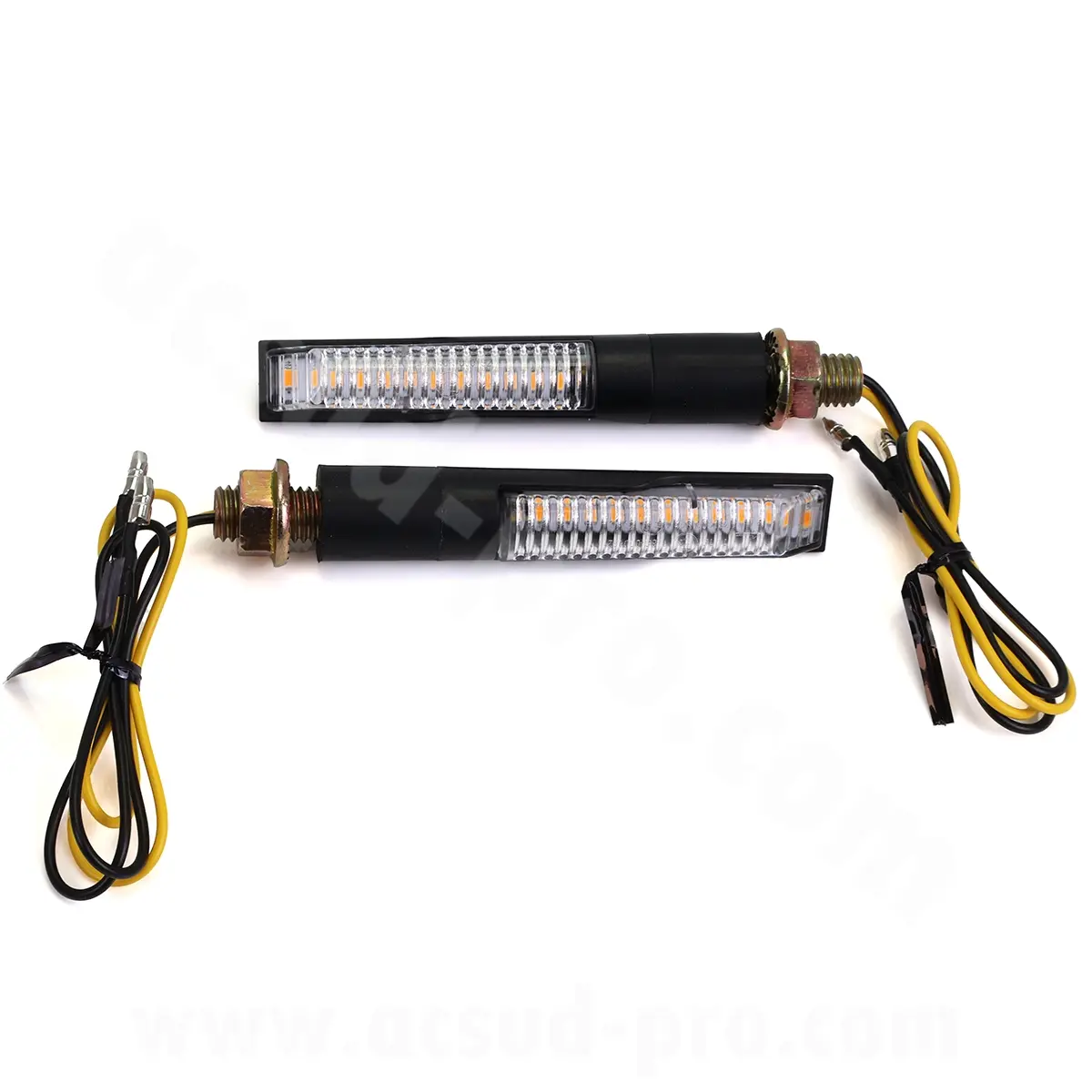 Clignotant homologué RBMax Mikado séquentiel indicateur progressif à LEDs noir (la paire)