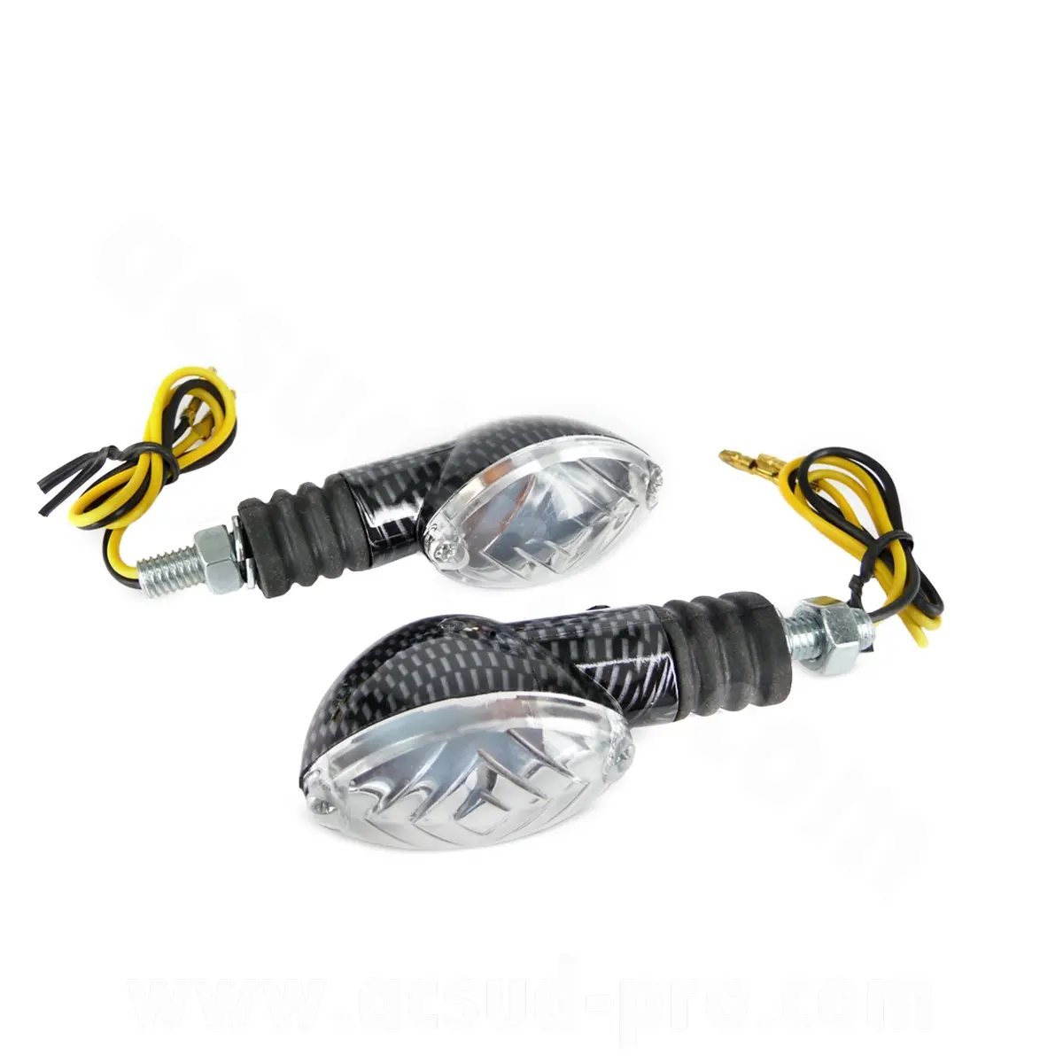 Knipperlicht TNT Ovalia karbon/wit 21/10W 1909 het paar