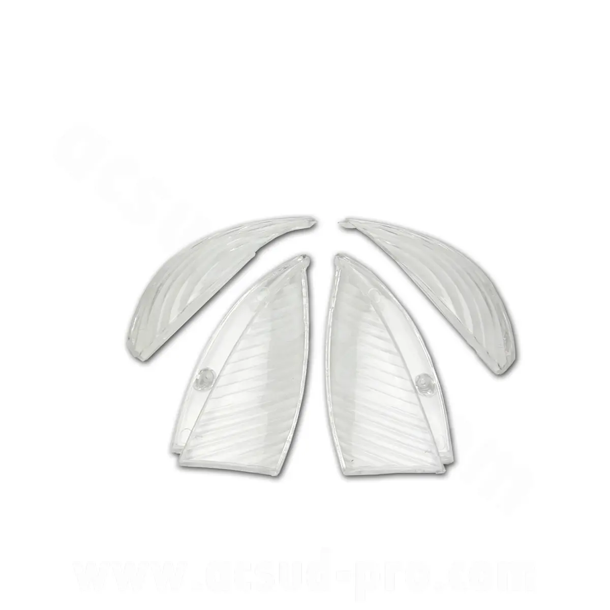 Cabochon clignotant TNT transparent adapté Peugeot Vivacity - Blister de 4