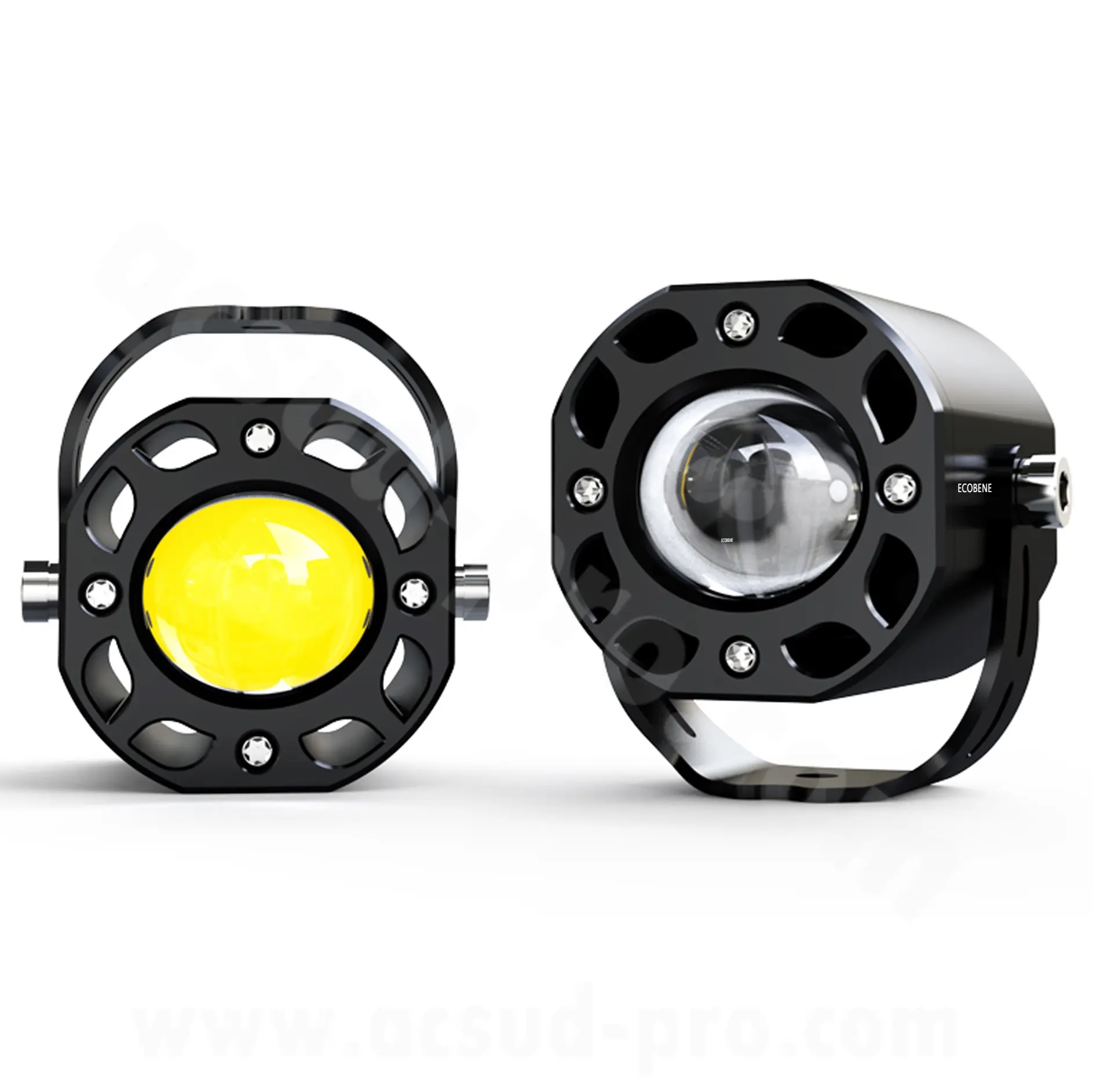 Extra voorlicht motor LED Ecobene 12V 50W CE-gehomologeerd per paar