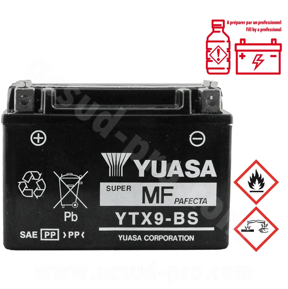 Batterie Yuasa YT9B-BS AGM wartungsfrei