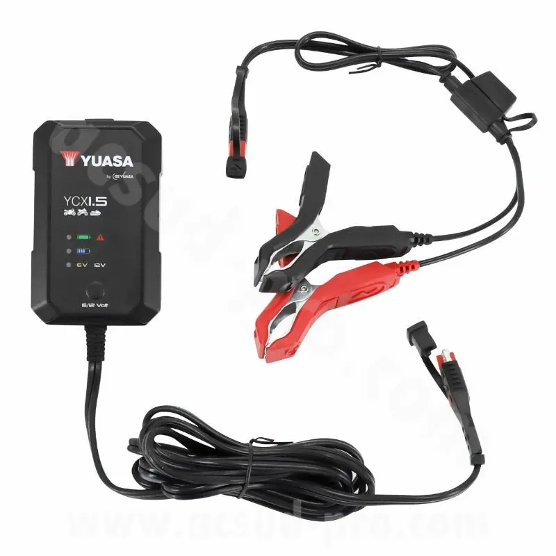 Chargeur de batterie Yuasa YCX 1.5 6V-12V 1,5A