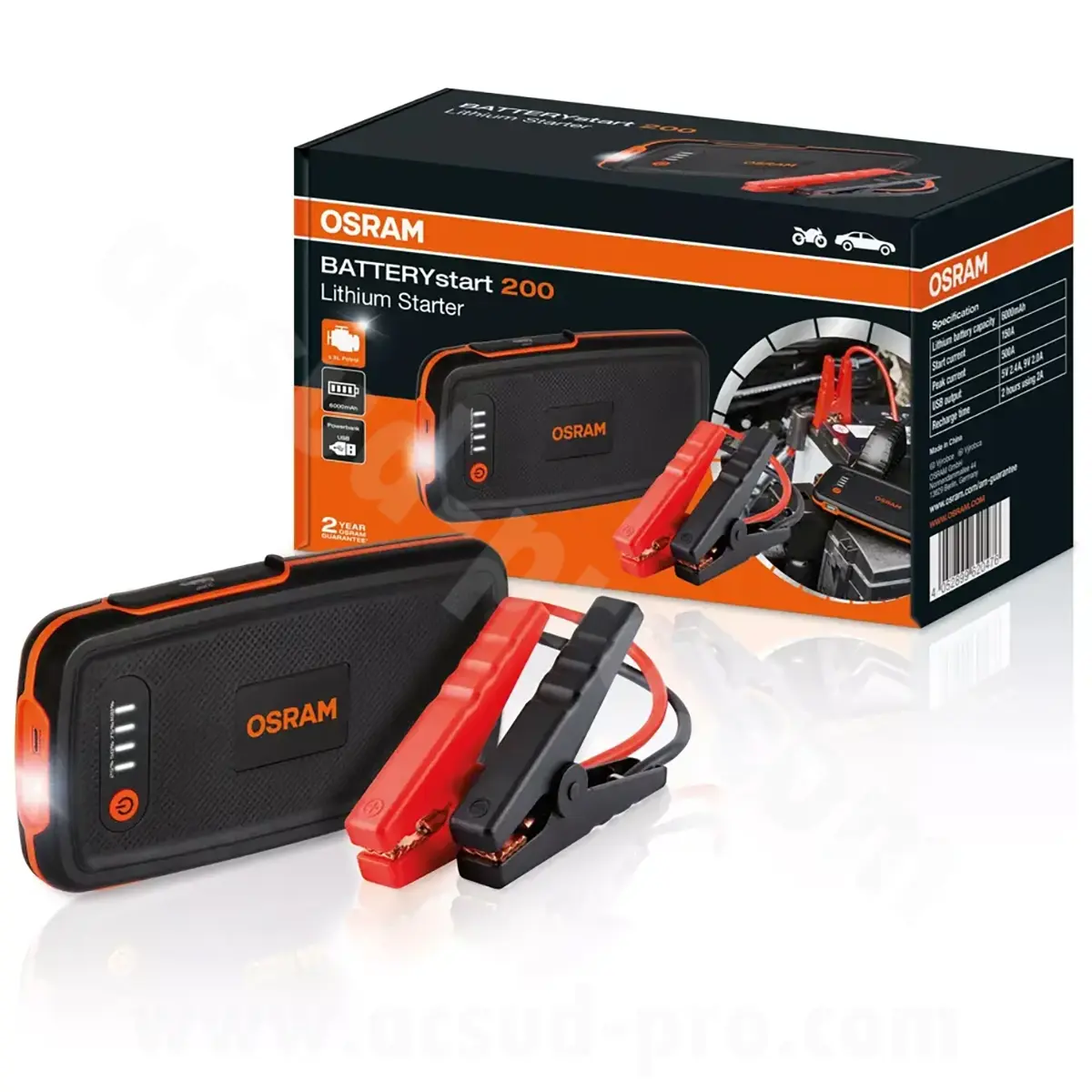 Osram 리튬 점프 스타터 부스터 6000 mAh — 3번째 뷰