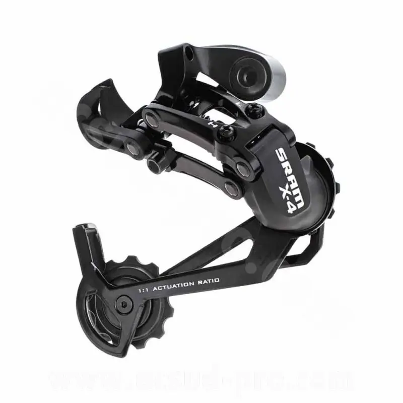 SRAM X4 7/8단 MTB 후면 디레일러 롱 케이지 블랙