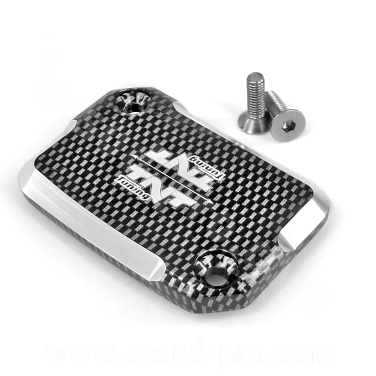 Couvercle réservoir freins adaptable MBK Booster 50 2004-2017 / Yamaha BWS 50 2004-2017 carbone