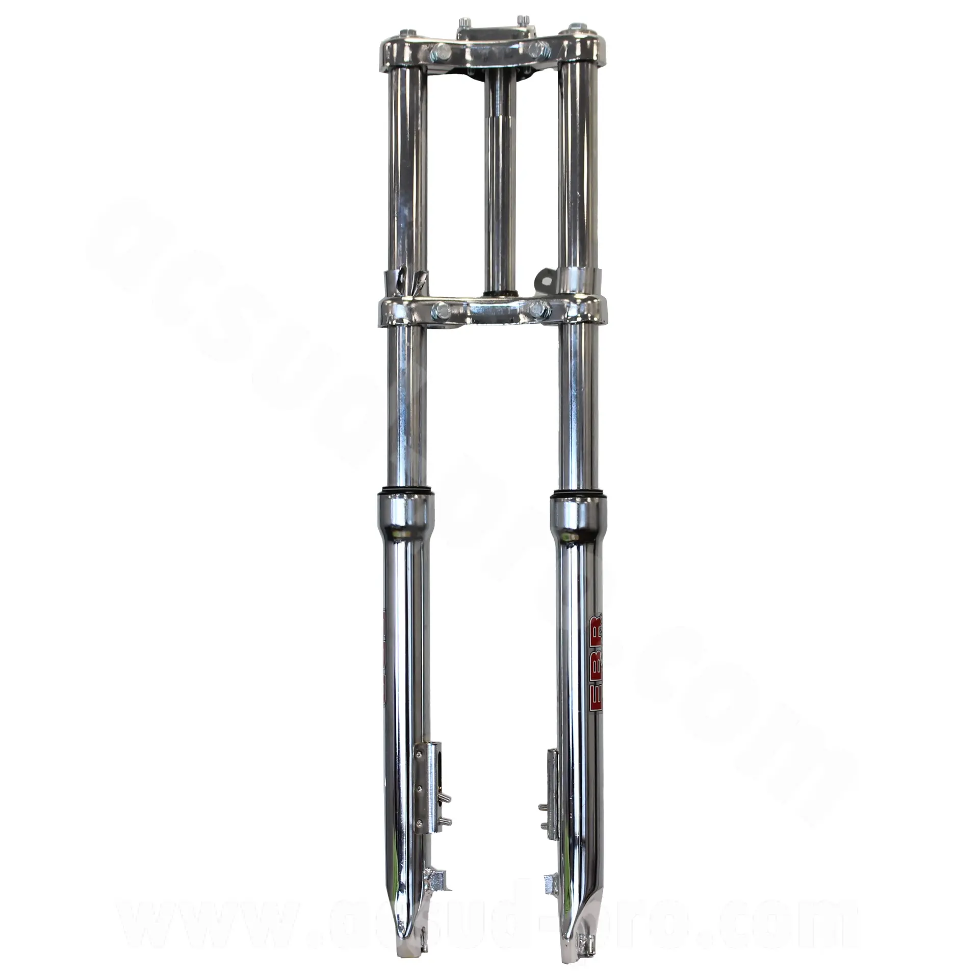 Fourche cyclo EBR adaptée Peugeot 103 RCX / SPX roue 16 pouces chromée