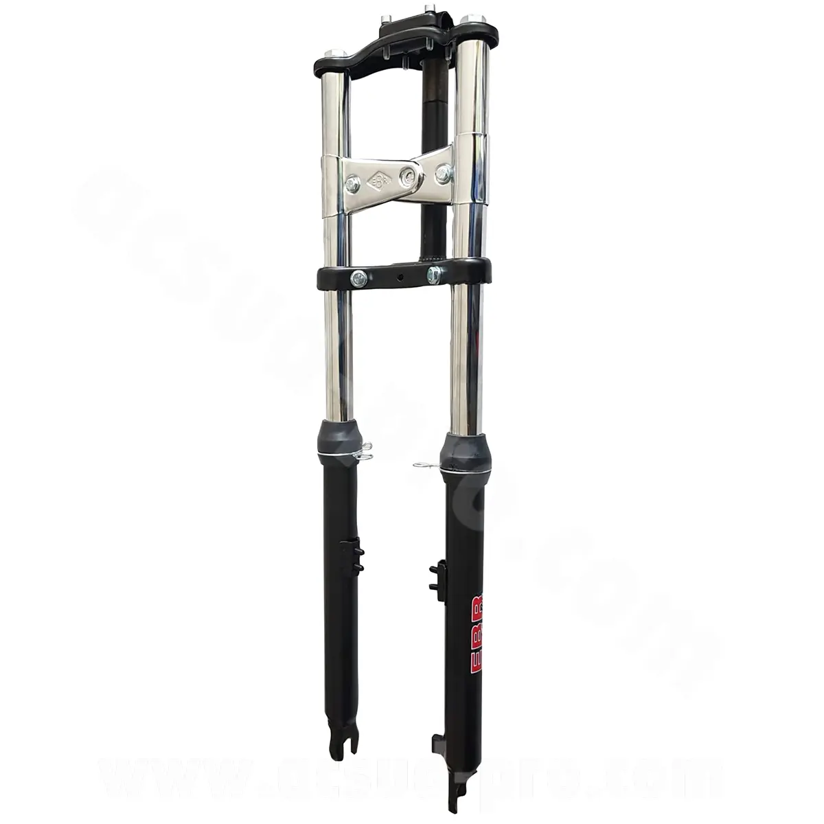 Fourche cyclo standard EBR adaptée Peugeot 103 Ø28 noir