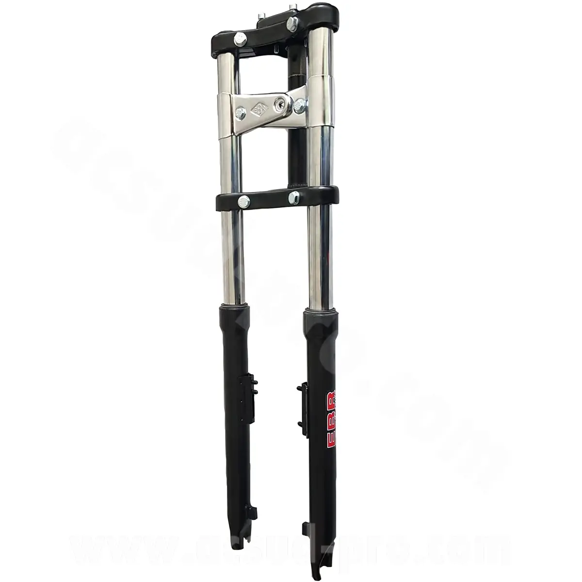 Fourche cyclo standard EBR adaptée Peugeot 103 / MBK 51 Ø30 noir