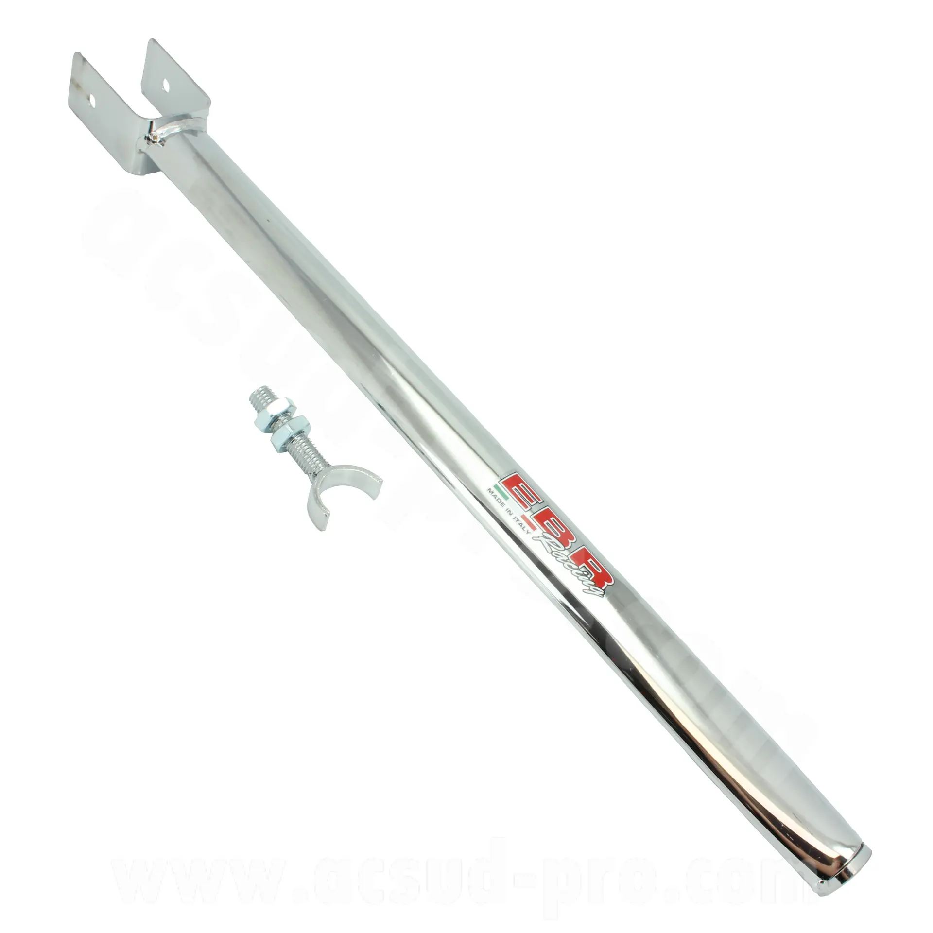 Barre de renfort châssis EBR adaptable Peugeot 103 SP / MVL chromée
