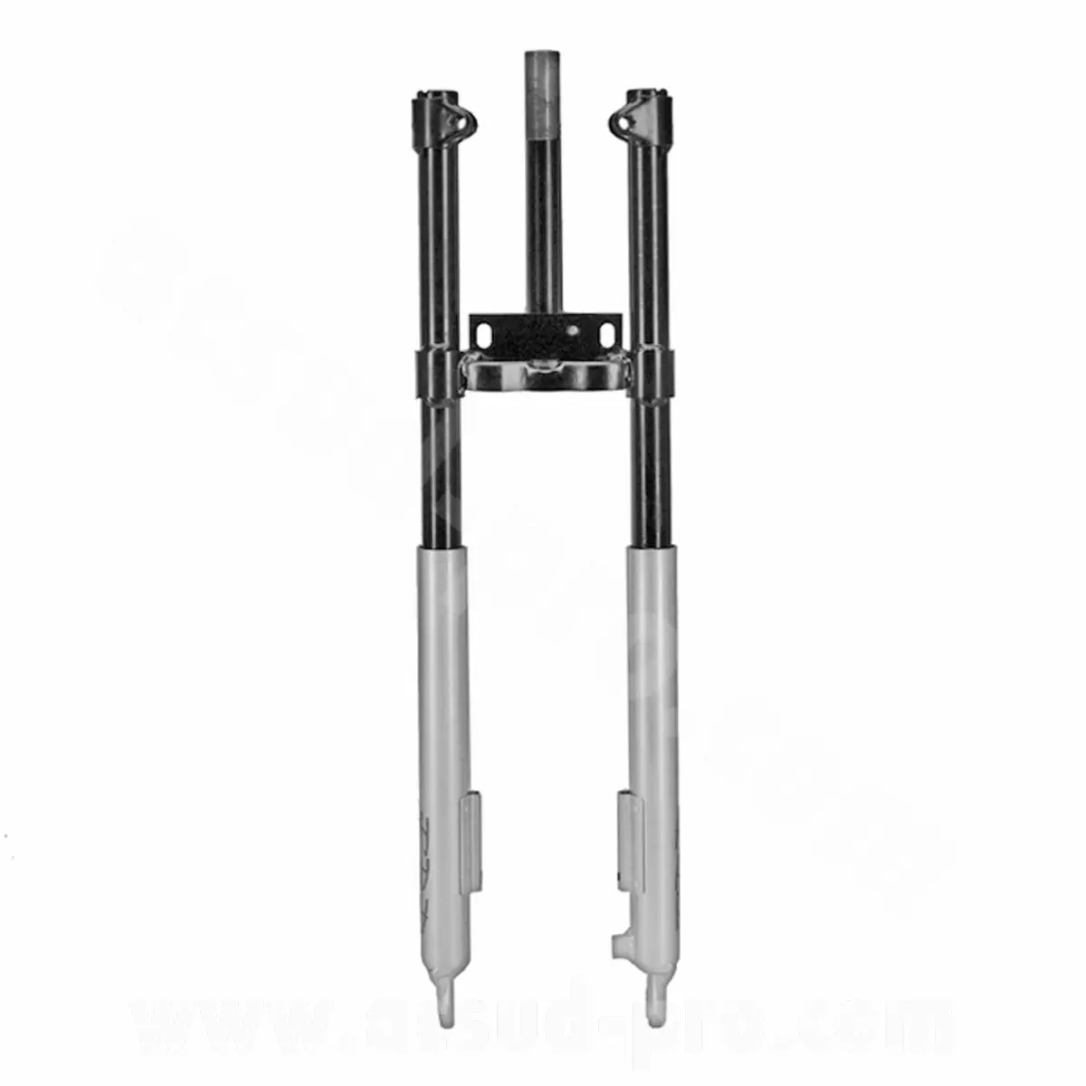 Fourche cyclo EBR adaptée Peugeot 103 Fox grise