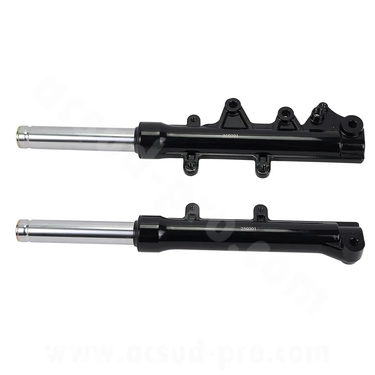 زوج أنابيب ماصات صدمات مخصصة لـ Yamaha NMAX 125-150 سي سي 2015-2024 (OEM: 2ds-f31020000 - 2ds-f31360000)