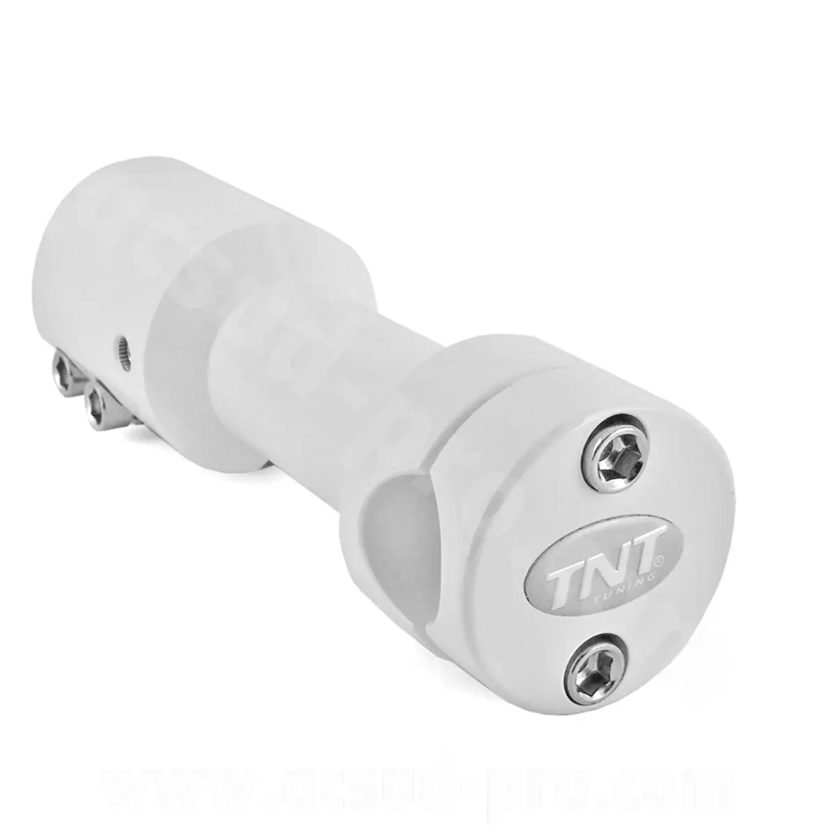 스쿠터 스템 TNT 어댑터 MBK Booster Stunt Yamaha BWS Slider 화이트