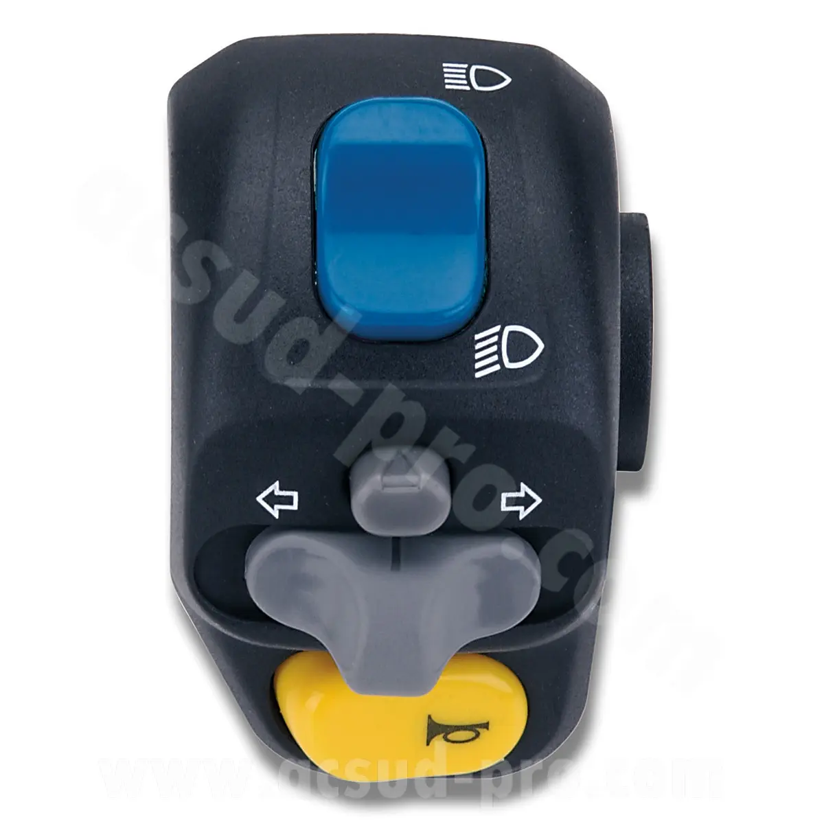 Commodo-commutateur gauche Domino Peugeot 50 TKR, Trekker, Speedfight, Vivacity, XP6, XR6 - Rieju 50 RS1, RS2